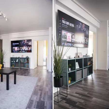Sunlit Modern Apartment With Fast Wifi Self Check In Free Parking-3