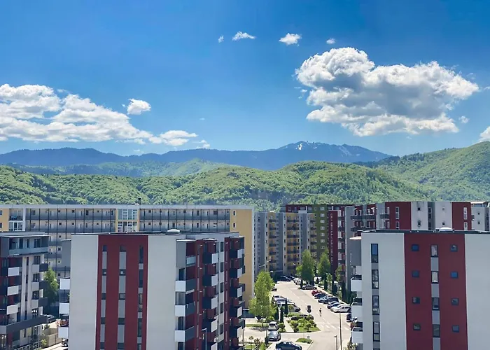 Sunlit Modern Apartment With Fast Wifi Self Check In Free Parking Brașov
