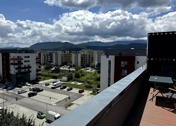 Seville Studio Cu Terasa & Vedere La Munte Brașov