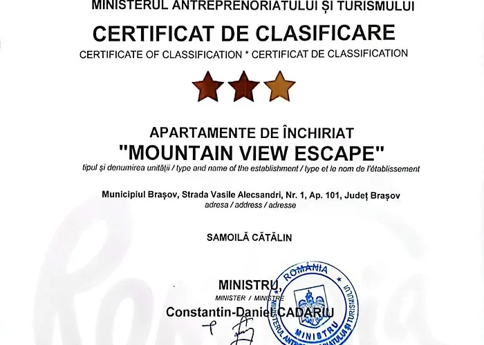 Mountain View Escape Apartment Brașov