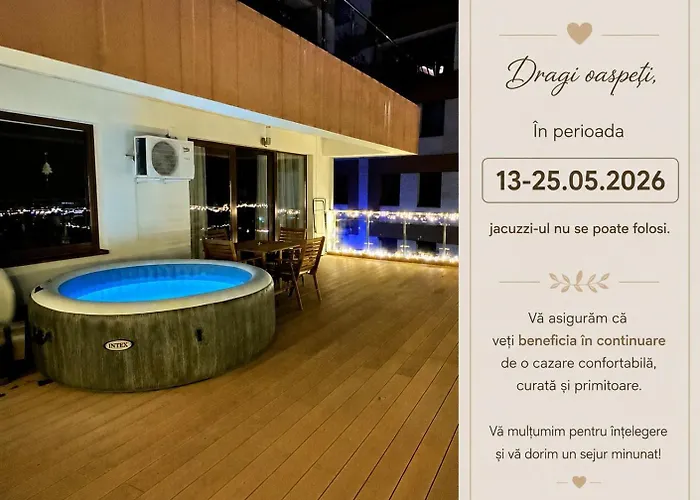Coroni Studio Cu Jacuzzi Pe Terasa Brașov